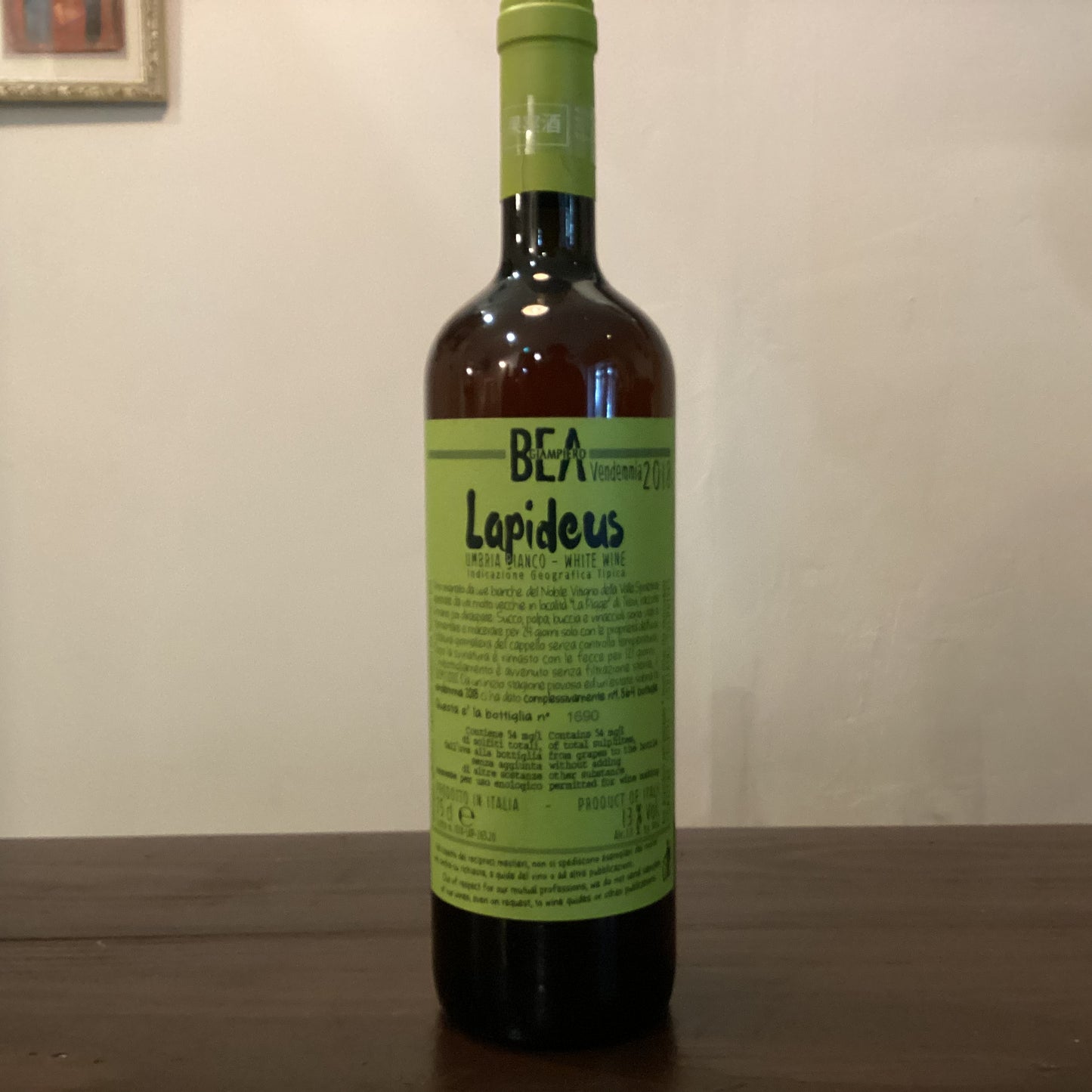Paolo Bea Lapideus 2018