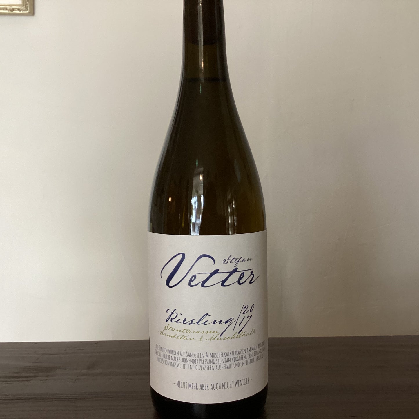 Stefan Vetter Riesling Steinterrassen 17