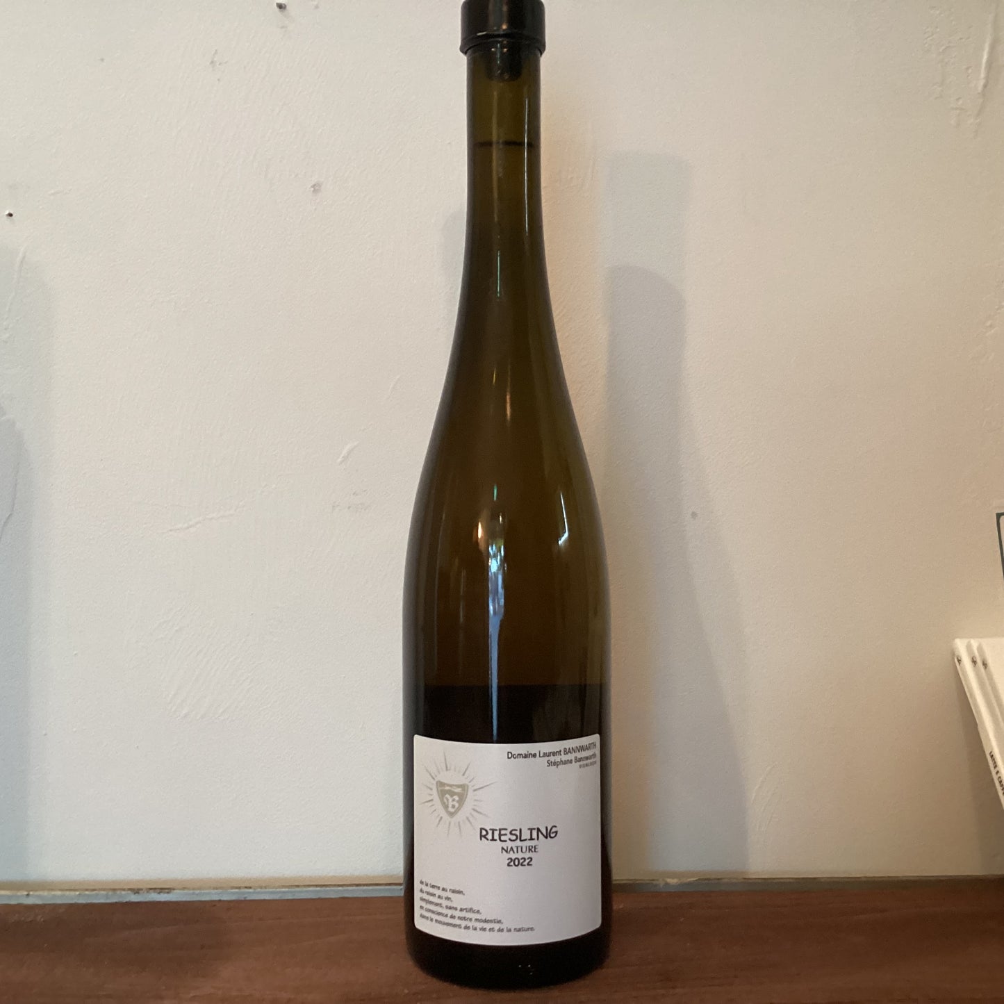 Laurent Bannwarth　Riesling nature 2022
