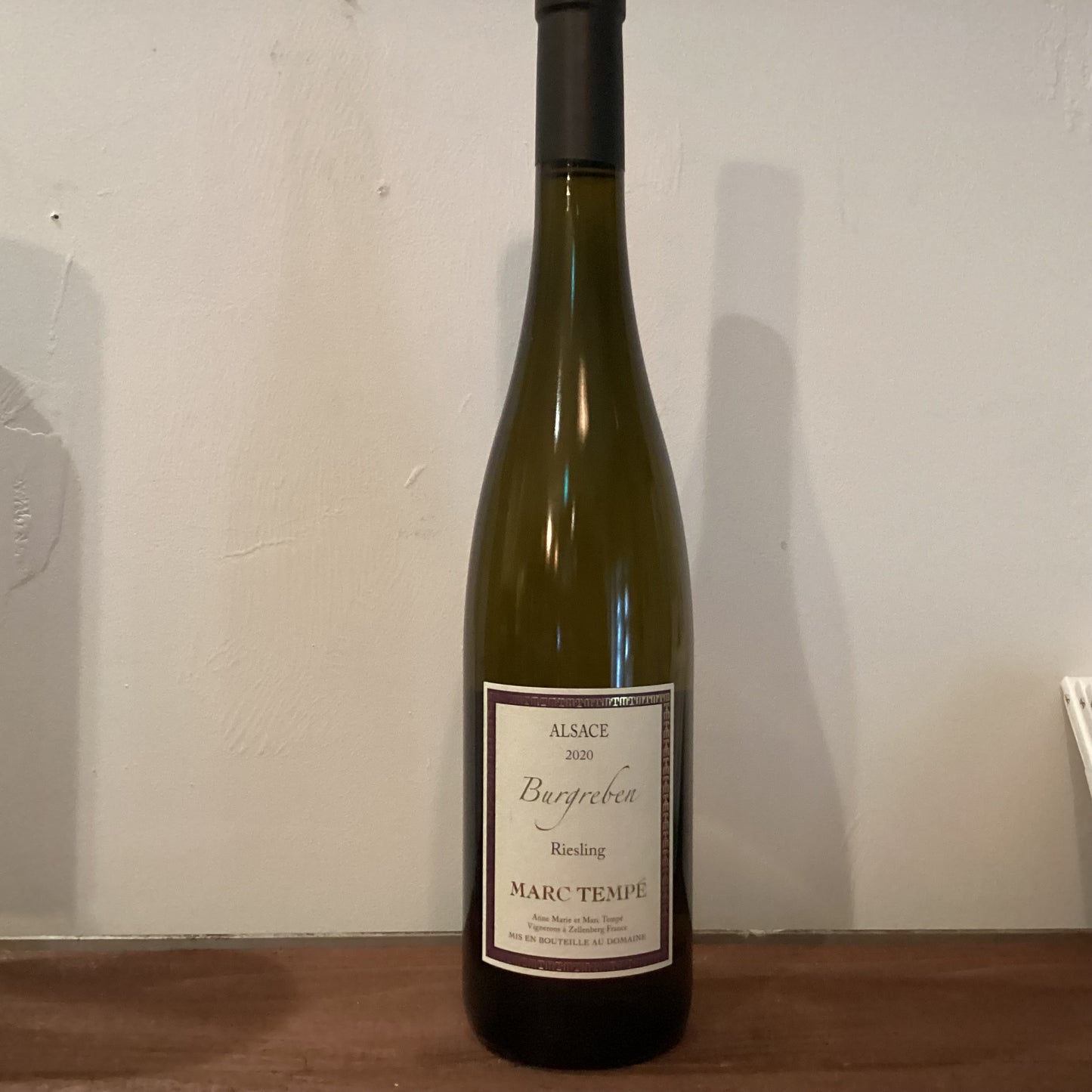 Marc Tempé　Riesling Burgreben 2020